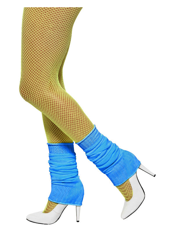 Legwarmers, Neon Blue Dress Loud