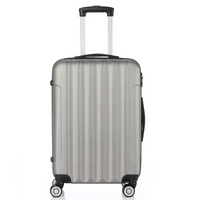 3 Pcs Suitcase Lightweight ABS Carry-on Hand Luggage 4 Spinner Wheels Trolley Case Dress Loud