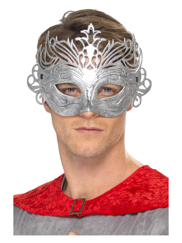 Colombina Silver Mask, Silver Dress Loud