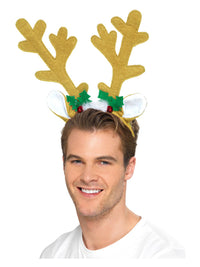 Reindeer Antlers, Brown Dress Loud