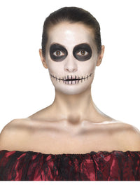 Smiffys Make-Up FX, Day of the Dead Kit, Aqua, Red Dress Loud