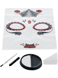 Smiffys Make-Up FX, Day of the Dead Kit, Aqua, Red Dress Loud