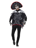 Day of the Dead Bandit Costume, Black & White Dress Loud