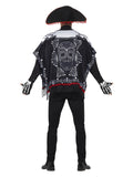Day of the Dead Bandit Costume, Black & White Dress Loud