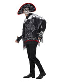 Day of the Dead Bandit Costume, Black & White Dress Loud