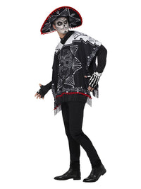 Day of the Dead Bandit Costume, Black & White Dress Loud