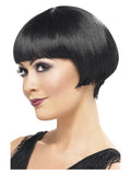 20s Flapper Bob Wig, Black Dress Loud