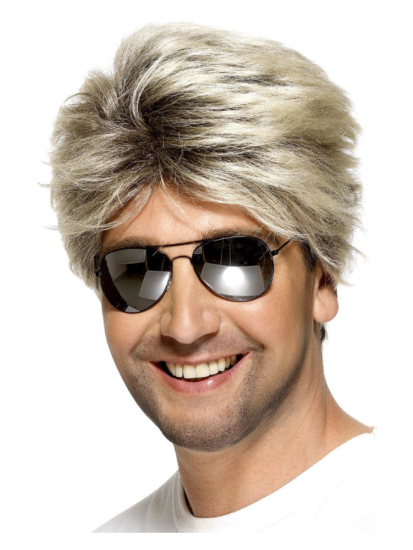 80s Street Wig, Blonde Dress Loud