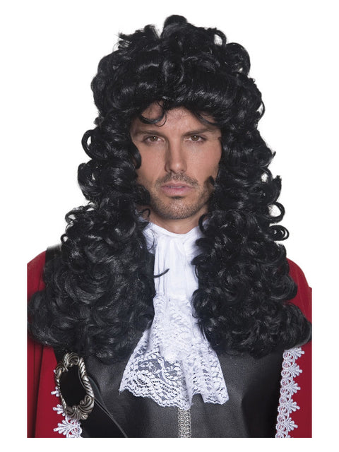 Pirate Captain Wig, Black Dress Loud