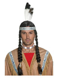 Native American Inspired Wig, Black Dress Loud