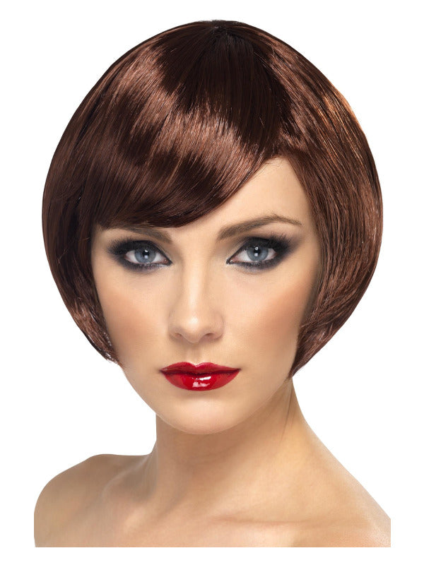 Babe Wig, Brown Dress Loud