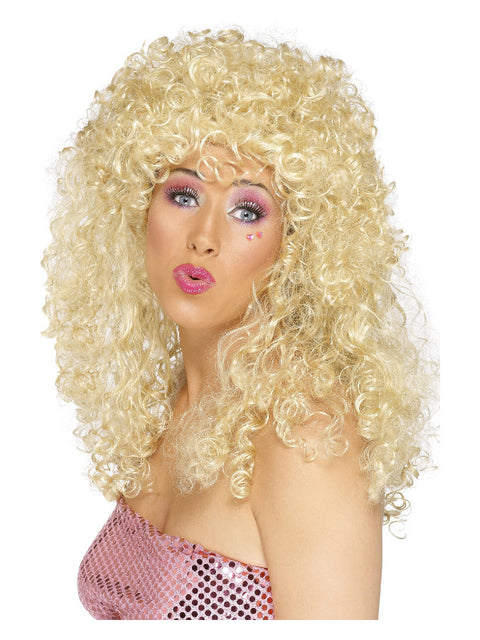 Boogie Babe Wig, Blonde Dress Loud