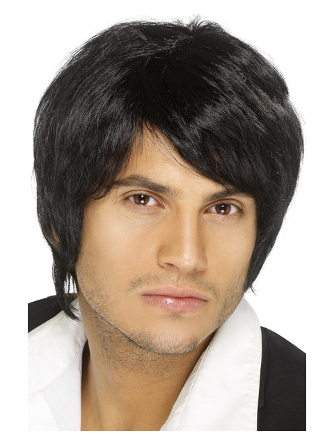 Boy Band Wig, Black Dress Loud