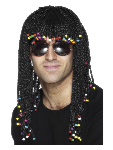 Braided Wig, Black Dress Loud