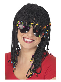 Braided Wig, Black Dress Loud