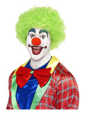 Crazy Clown Wig, Green Dress Loud