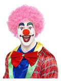 Crazy Clown Wig, Pink Dress Loud
