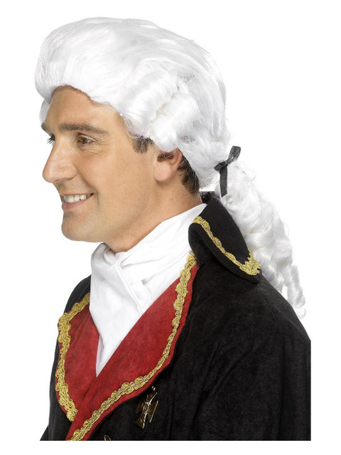 Court Wig, White Dress Loud