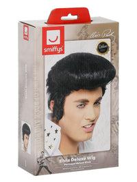 Elvis Deluxe Wig, Black Dress Loud