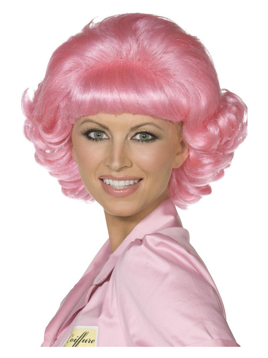 Grease Frenchy Wig, Pink