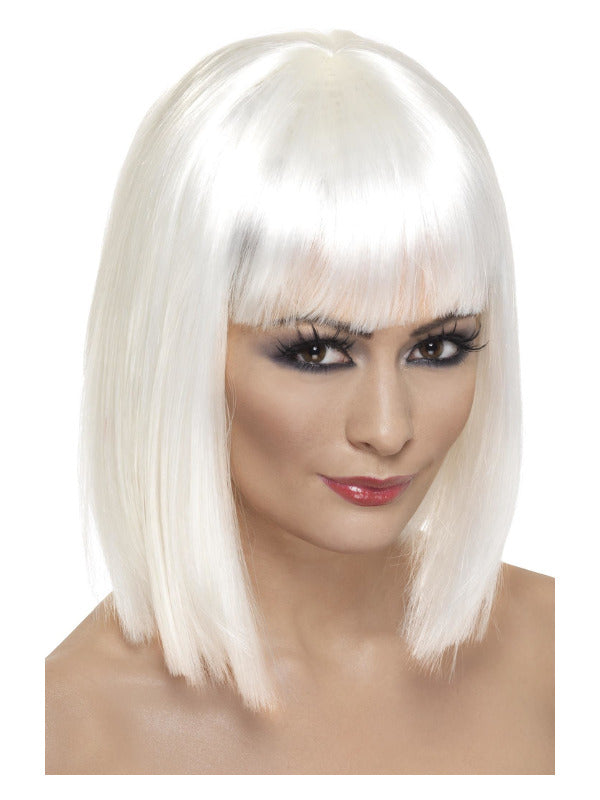 Glam Wig, White Dress Loud