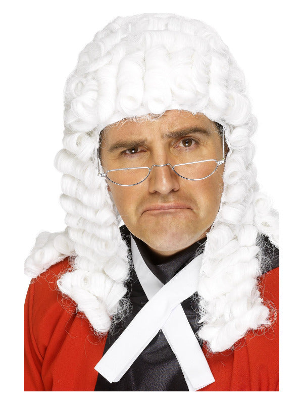 Judge's Wig, White Dress Loud