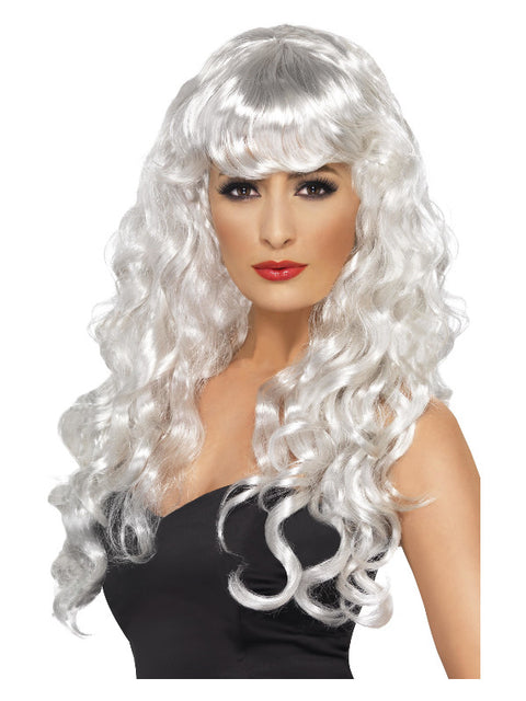 Siren Wig, White Dress Loud