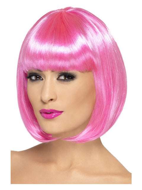 Partyrama Wig, 12 inch, Pink Dress Loud