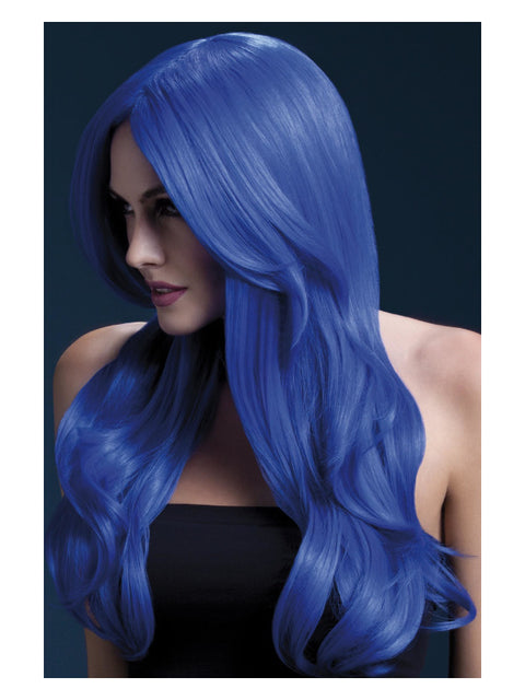 Fever Khloe Wig, Neon Blue Dress Loud