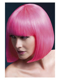Fever Elise Wig, Neon Pink Dress Loud