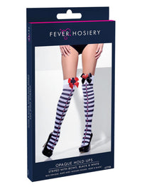 Opaque Hold-Ups, Black & White Dress Loud