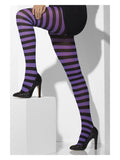 Opaque Tights, Purple & Black Dress Loud