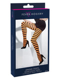 Opaque Tights, Orange & Black Dress Loud
