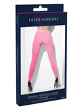 Opaque Footless Tights, Neon Pink Dress Loud