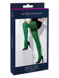 Opaque Tights, Green & Black Dress Loud