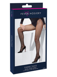 Fishnet Tights, Black, Extra Large Dress Loud