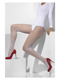 Fishnet Tights, White Dress Loud