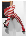 Opaque Tights, Red & White