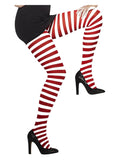 Opaque Tights, Red & White Dress Loud