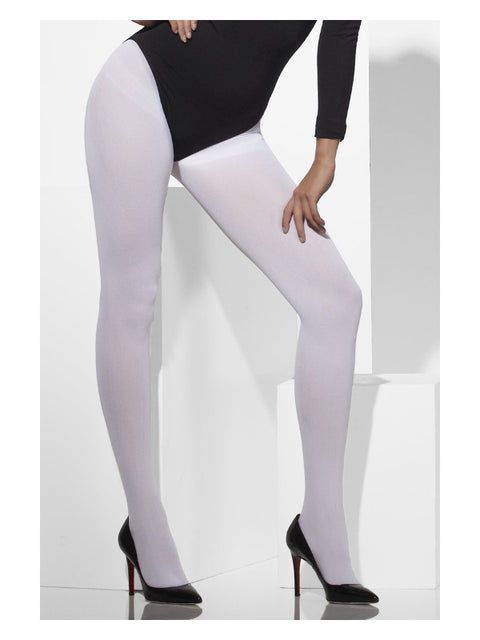 Opaque Tights, White Dress Loud