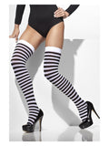 Opaque Hold-Ups, Black & White Dress Loud