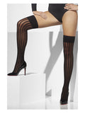 Sheer Hold-Ups, Black Dress Loud