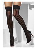 Sheer Hold-Ups, Black Dress Loud