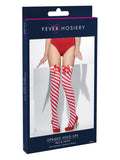 Opaque Hold-Ups, Red & White Dress Loud