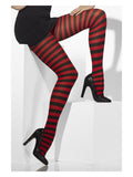 Opaque Tights, Red & Black Dress Loud