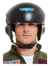 Top Gun Deluxe Helmet, Black Dress Loud