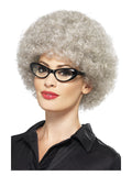 Granny Perm Wig, Grey Dress Loud