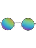 Hippie Specs, Mirrored, Green & Blue Dress Loud