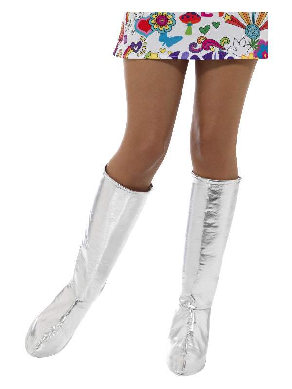 GoGo Boot Covers, Silver Dress Loud