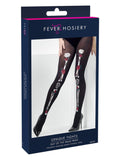 Opaque Day of the Dead Tights, Black Dress Loud
